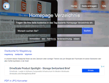 Tablet Screenshot of homepages.webmart.de